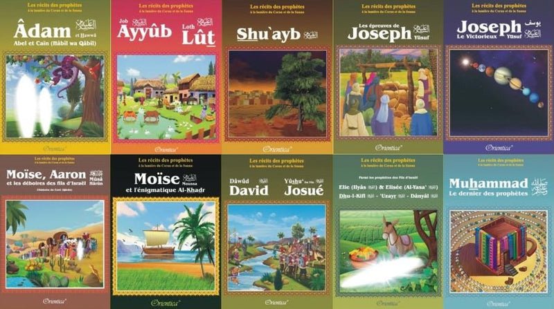 Pack Histoires des Prophètes - 2ème partie (10 livres) : Les récits des prophètes à la lumière du Coran et de la Sunna - Livres par édition par Orientica disponible chez Al - imen