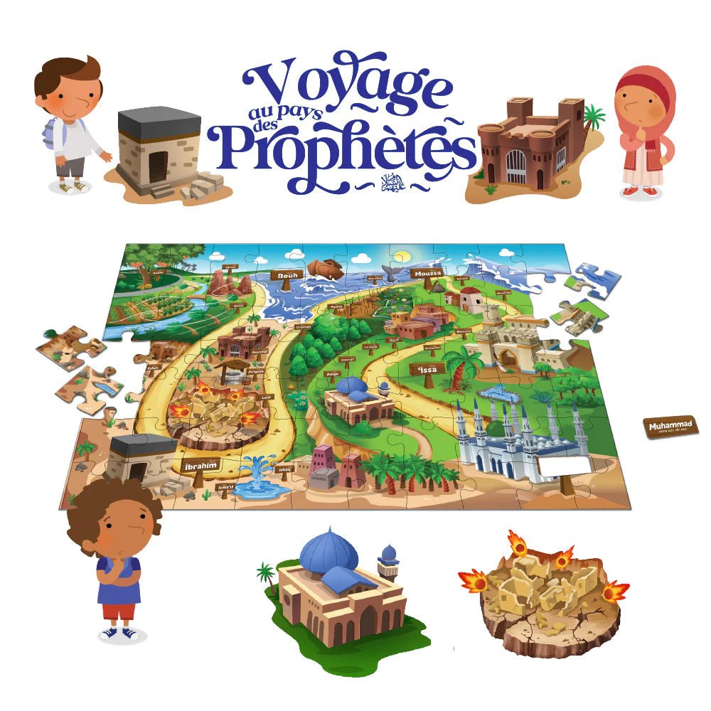 Puzzle : Voyage au pays des Prophètes - Espace Enfants par Learning Roots disponible chez Al - imen