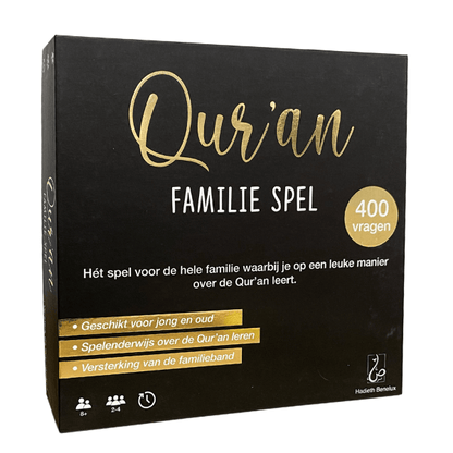 Qur'an familiespel disponible chez Al - imen