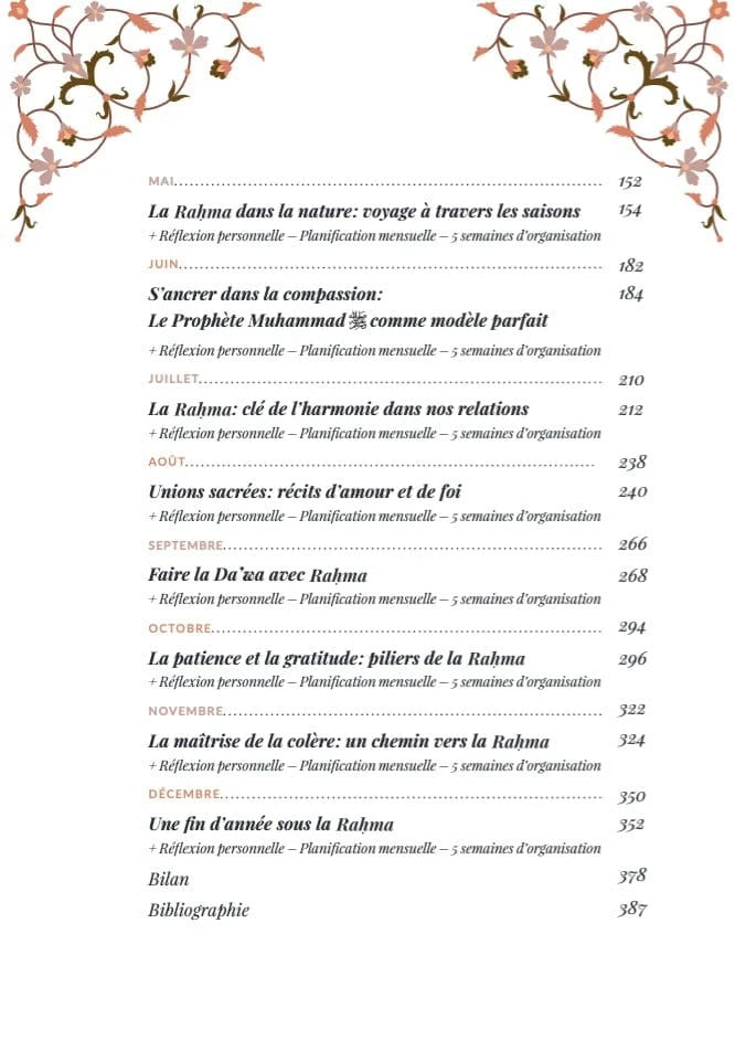 Rahma Planner par Souad El Mansouri Al Bouraq Livre > Islam > Foi et Spiritualité 9791022512213 Librairie Musulmane Al-imen