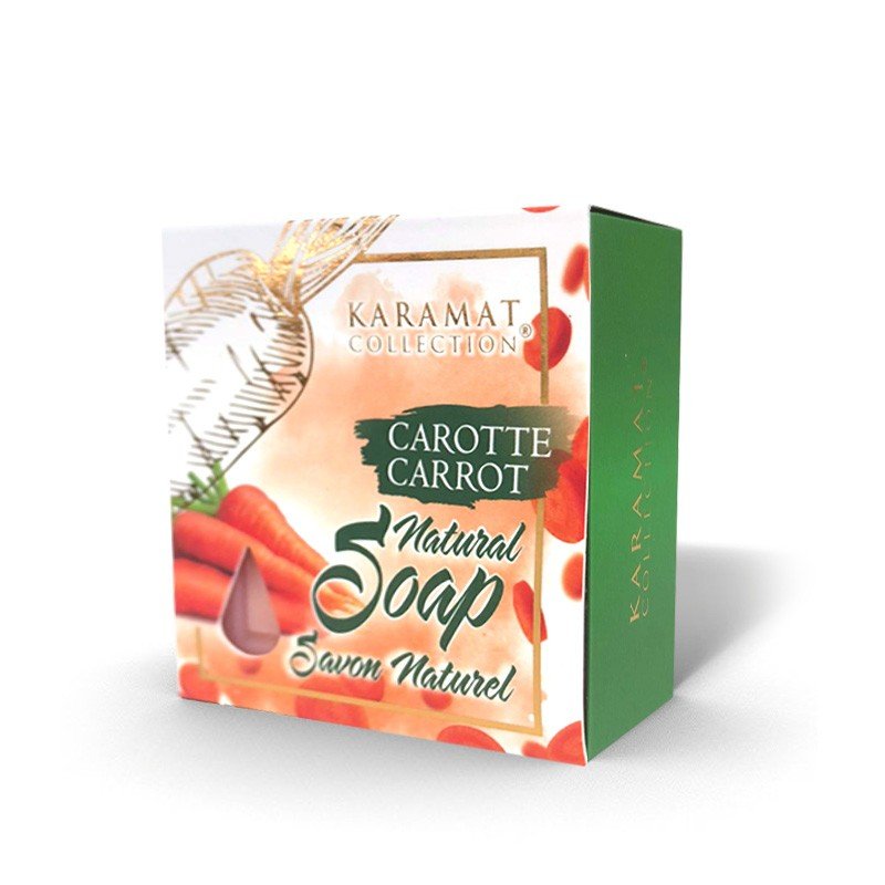 Savon à la carotte 125 g – Karamat Collection - Pour le Corps par Karamat Collection disponible chez Al - imen