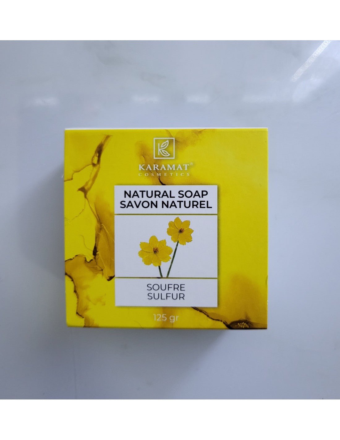 Savon naturel au Soufre 125g - Karamat Collection - Pour le Corps par Karamat Collection disponible chez Al - imen