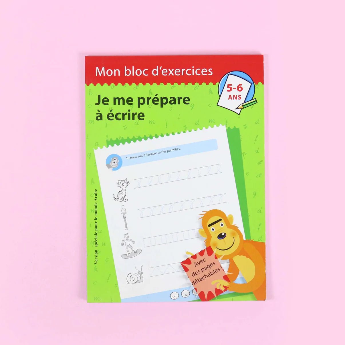 Série Ballon - Je me prépare à écrire (5 - 6 ans) | Mon bloc d'exercices - Livres par édition par Digital Future disponible chez Al - imen