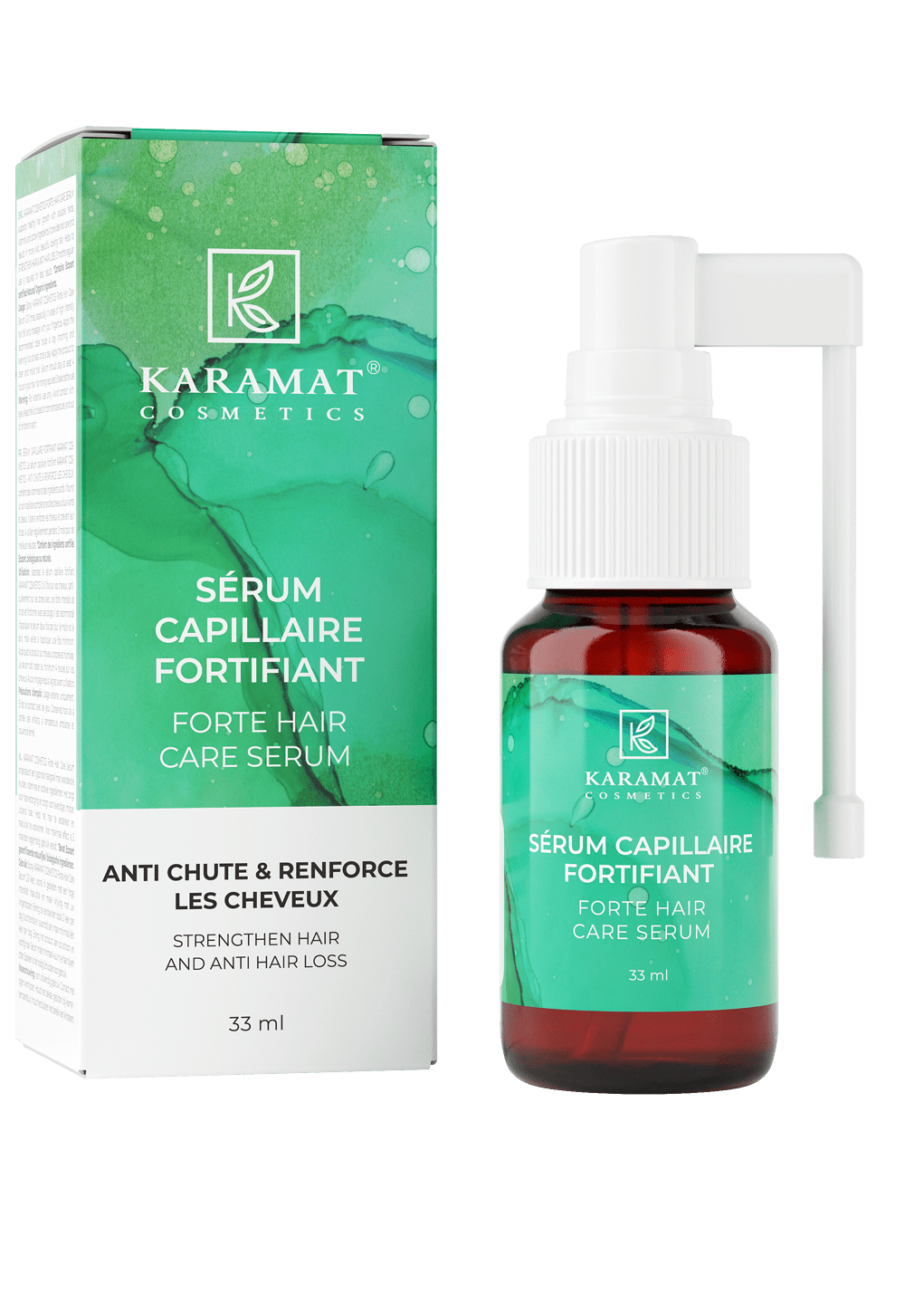 Sérum capillaire fortifiant anti - chute Karamat Cosmetics 33ML - Bien - être et Santé par Karamat Collection disponible chez Al - imen