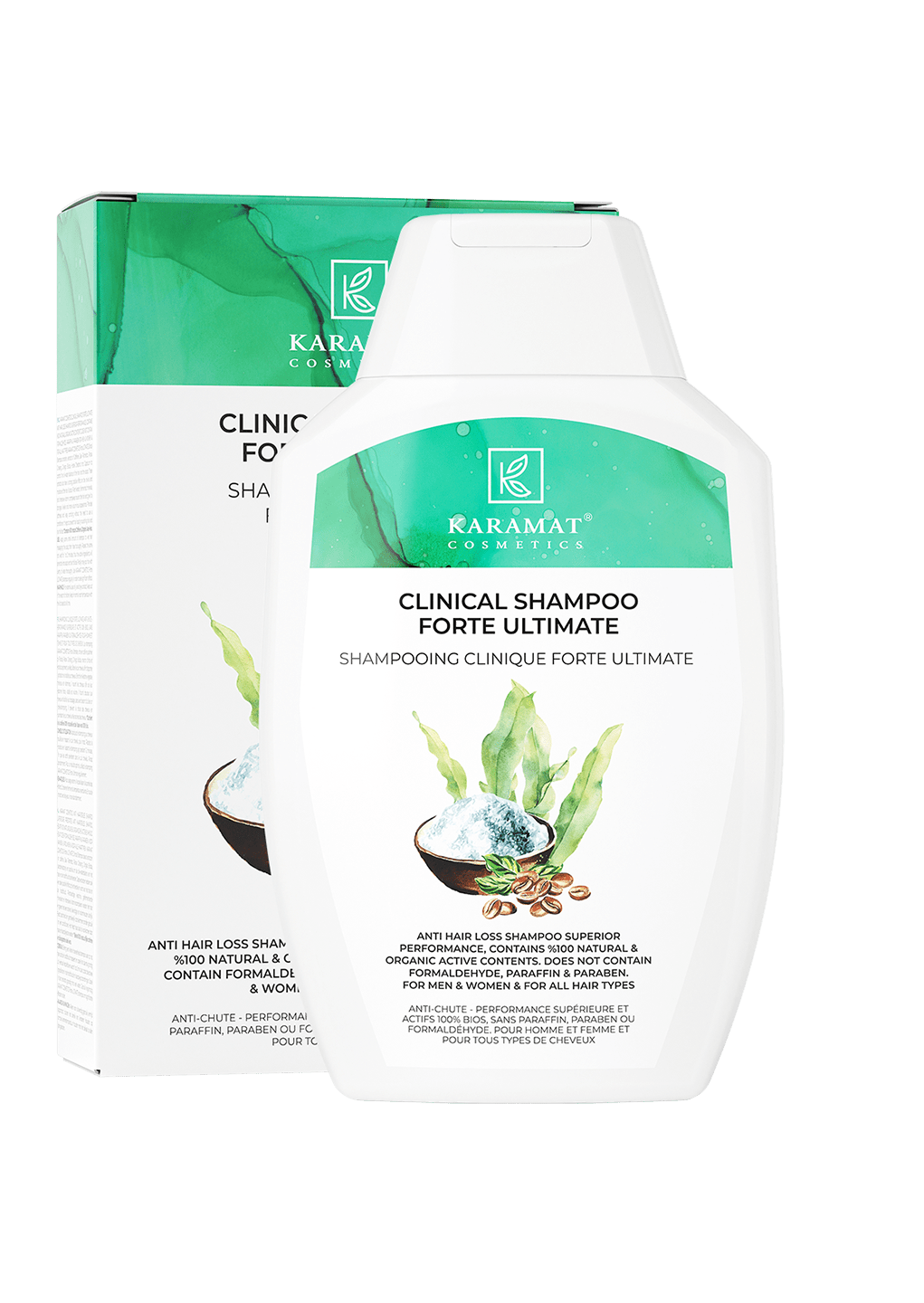 Shampooing clinique forte ultimate Karamat Cosmetics 300ML - Bien - être et Santé par Karamat Collection disponible chez Al - imen