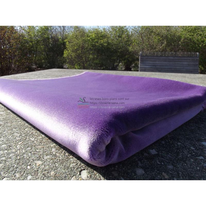 Tapis de Prière Velours Luxe couleur unie - VIOLET LAVANDE - Décoration par Sana disponible chez Al - imen