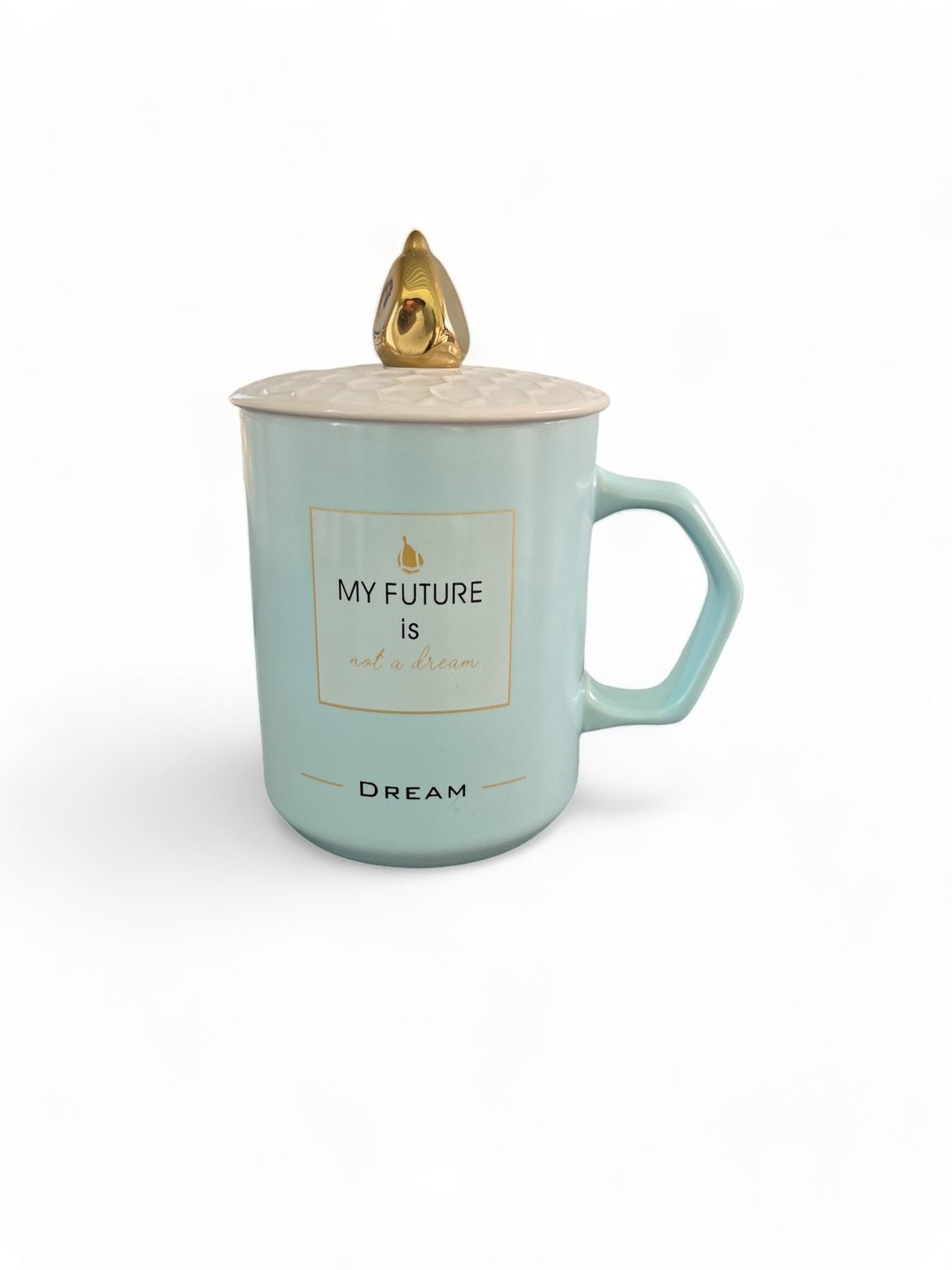 Tasse en céramique couleur pastel avec phrase motivante - Couleur Bleu Ciel - 250 ml - Décoration par Al - imen disponible chez Al - imen