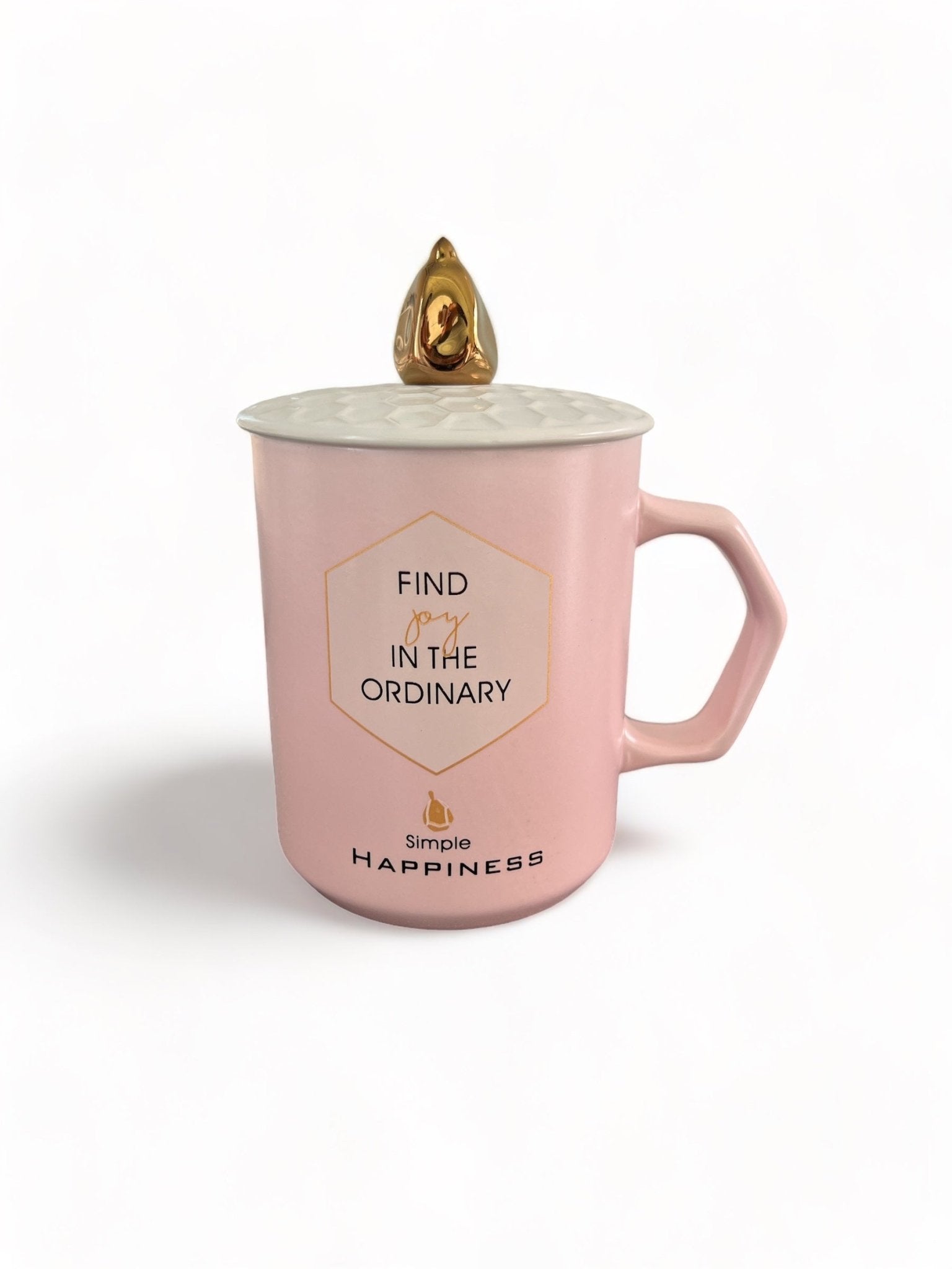 Tasse en céramique couleur pastel avec phrase motivante - Couleur Rose Bonbon - 250 ml - Décoration par Al - imen disponible chez Al - imen