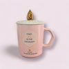 Tasse en céramique couleur pastel avec phrase motivante - Couleur Rose Bonbon - 250 ml - Décoration par Al - imen disponible chez Al - imen